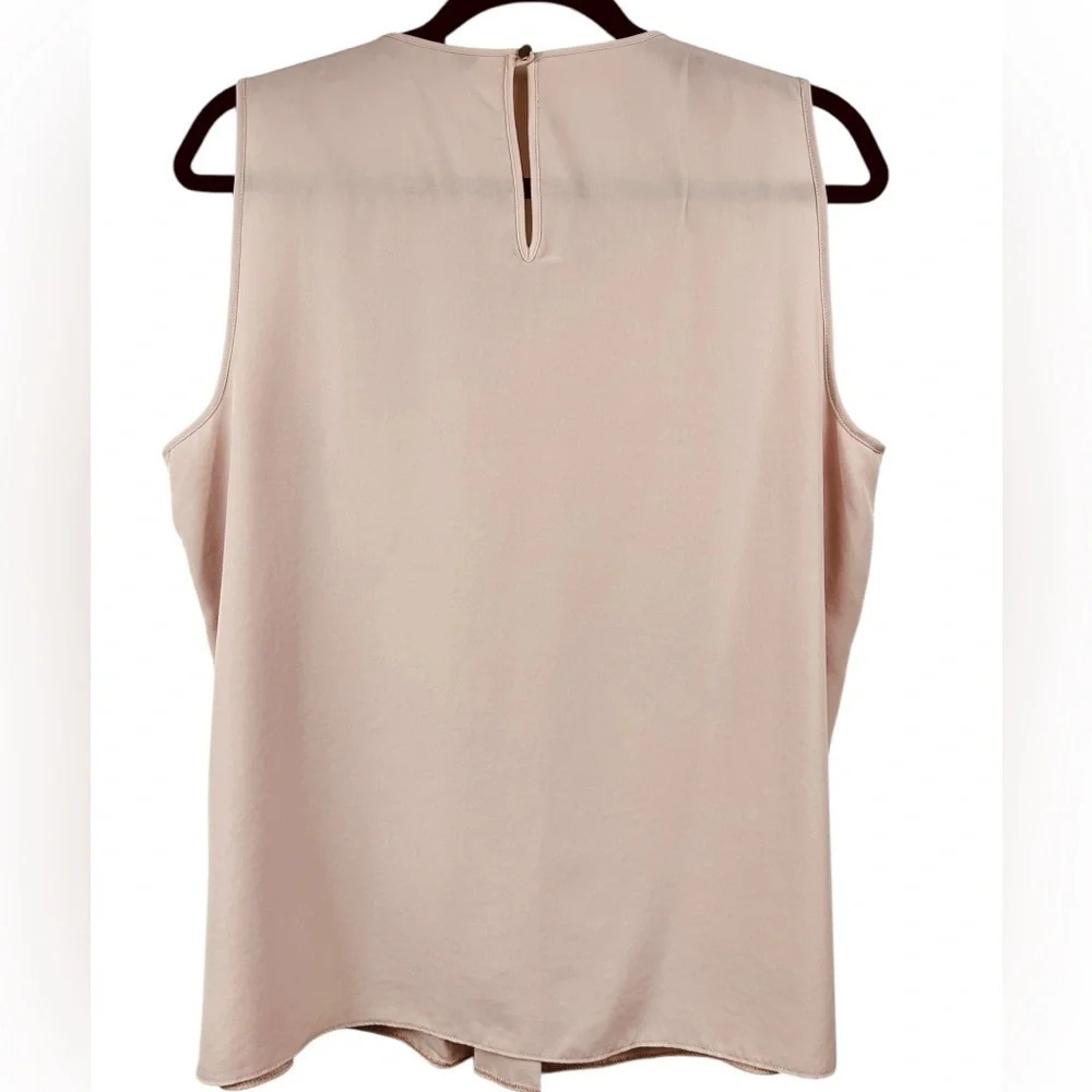 Dorothy Perkins sleeveless bejeweled neckline top, 14, flared, soft flowy Shell - Picture 8 of 9